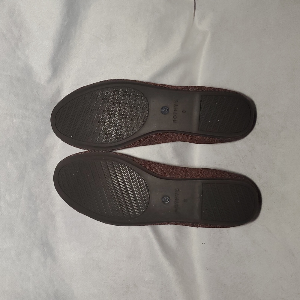 Rothy’s The Flat Women's Truffle Python Round Toe… - image 8